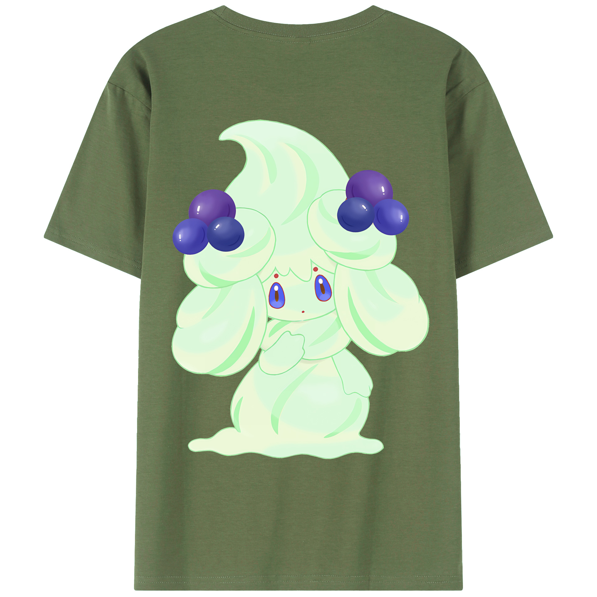 （画像用） ポケットモンスター Pokémon 綿100％ メンズ半袖Tシャツ（バックプリント） 通気性